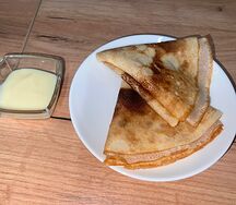 Блины со сгущенкой