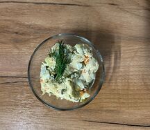 Оливье с курицей су-вид
