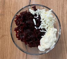 Свекла с сыром