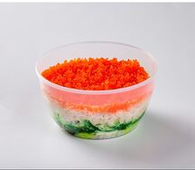 Салат с тунцом и икрой
