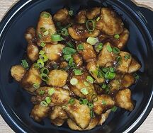 Монгольская курица с рисом