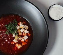 Борщ (большая порция)