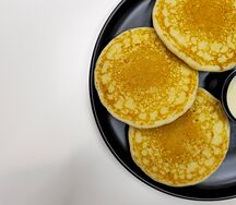 Оладьи со сгущенкой 