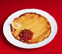 Куриный шницель, томатная сальса