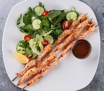 Шашлычок из креветок
