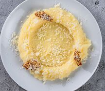 Картофельное пюре с пармезаном и горчицей