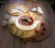 Борщ с говядиной 