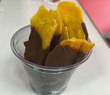 Сушёное манго в бельгийском молочном шоколаде