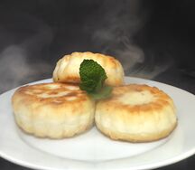 Сырники с малиной 