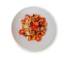 Спагетти с креветками
