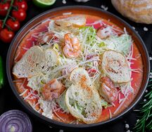 Цезарь с морепродуктами
