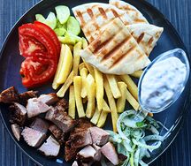 Сувлак с шашлыком из свинины