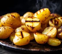 Картофель на мангале 