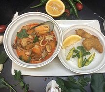 Суп Том ям с морепродуктами