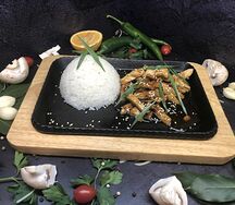 Блюдо №302 Курица терияки с рисом