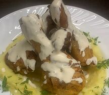 Запеченная куриная голень