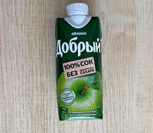 Сок Добрый яблочный