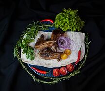 Шашлык из бараньей корейки
