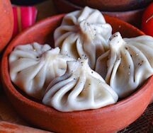 Хинкали с сыром сулугуни