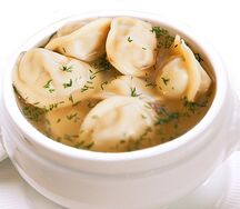 Пельмени Царские с мясом и сметаной