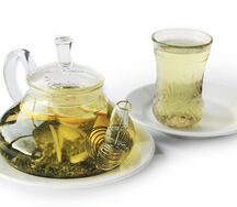 Чай имбирный с мятой и лимоном