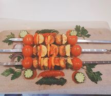 Овощи маринованные (сырые) для приготовления шашлыка
