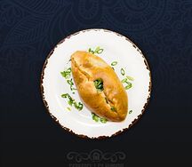 Пополамный расстегай с рыбой