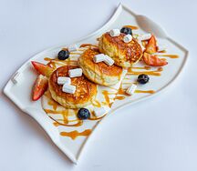 Сырники с домашней сливочной карамелью