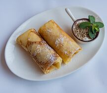 Блины с халвой