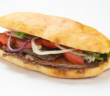 Донер в лепешке