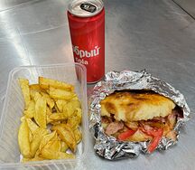 Комбо с шаурмой