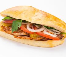 Шаурма в лепешке