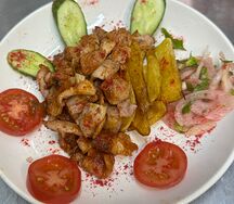 Шаурма в тарелке