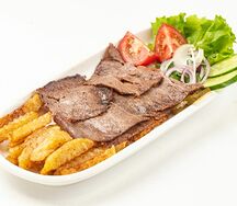 Донер в тарелке