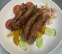 Люля-кебаб из говядины и баранины