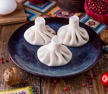 Хинкали с картофелем и грибами
