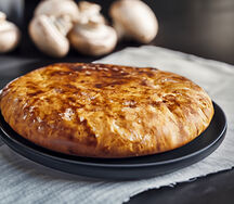Осетинский пирог с курицей и грибами