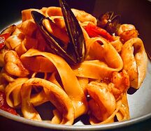 Паста с морепродуктами 