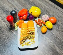 Сытная сырная шаурма