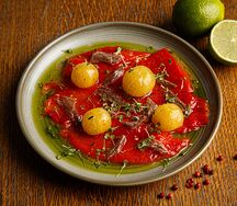 Запченные перцы с анчоусом