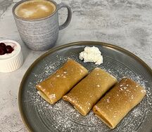 Блинчики с творогом