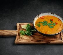 Том-ям с креветками и грибами шиитаке