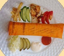 Русская в сырном лаваше
