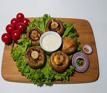 Шашлык из шампиньонов