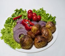 Картошка с салом