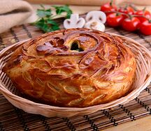 Курник с грибами