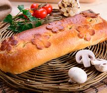 Пирог с картофелем и грибами