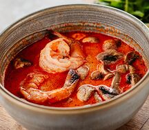 Суп Том-ям с морепродуктами