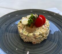 Оливье с курицей