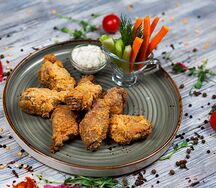 Золотистые куриные крылышки